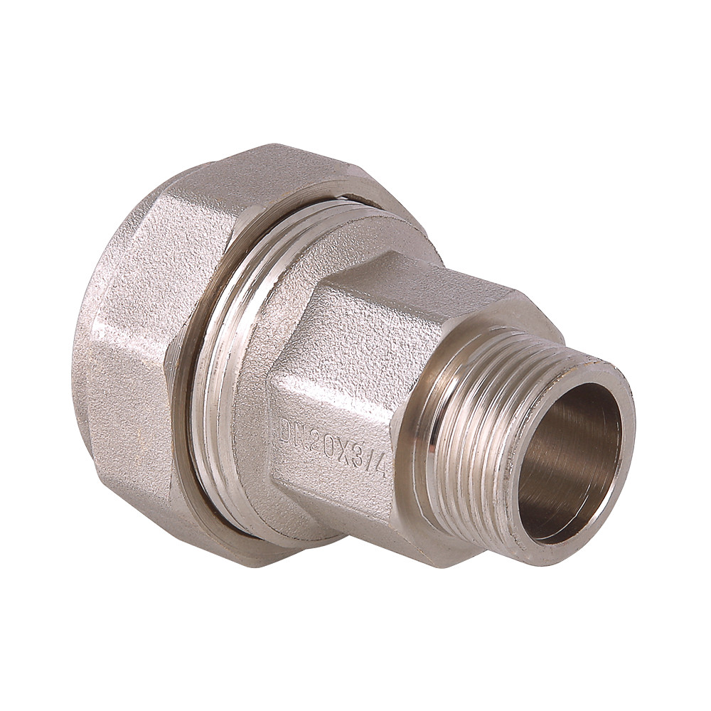 Фитинг обжимной для стальных труб с переходом на наружную резьбу