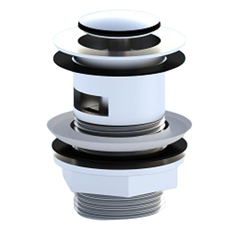 Крышка малая клик-клак АНИ Пласт M0400CL к сифону 1 1/4 дюйма металл хромированный высота 79 мм