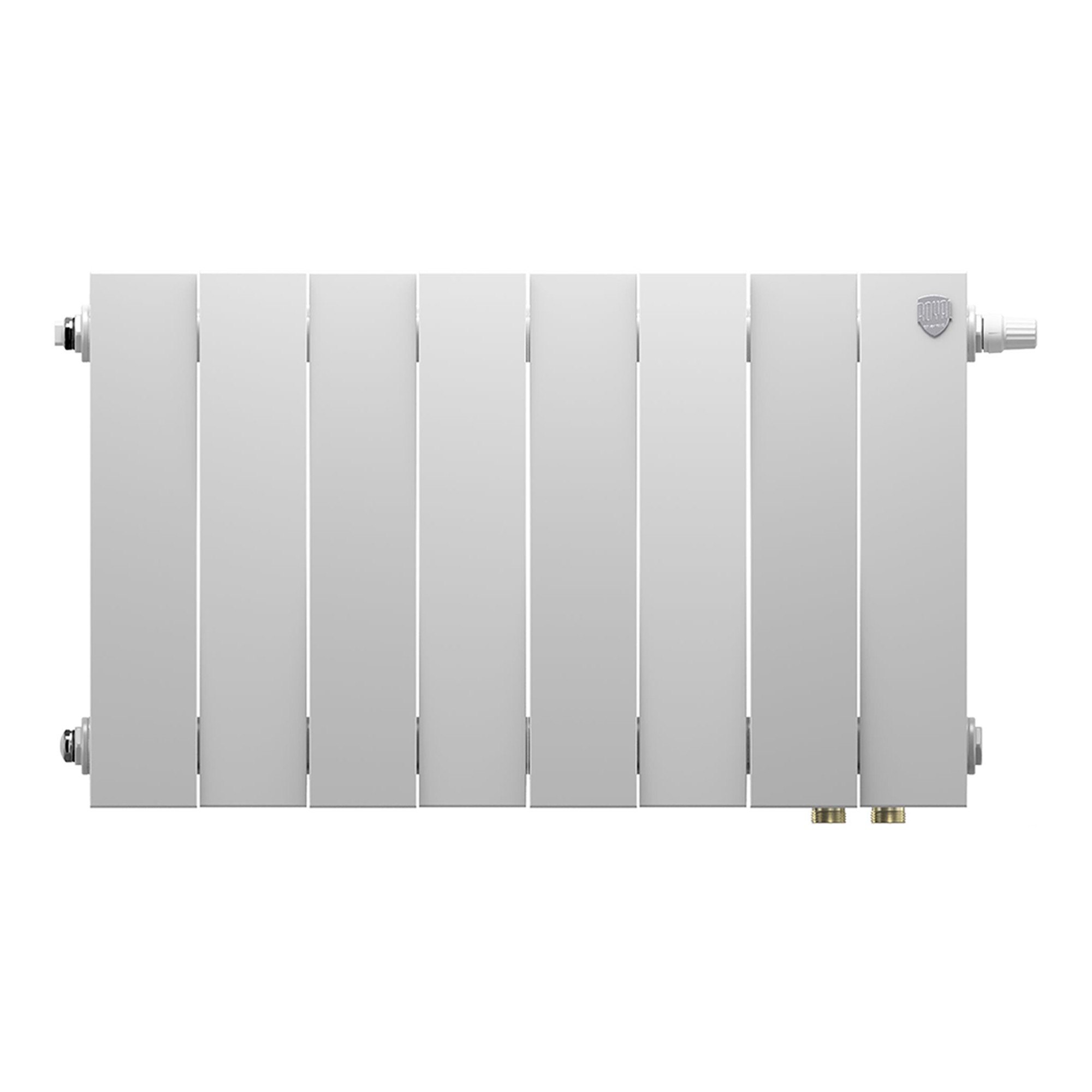 Радиатор биметаллический Royal Thermo PianoForte 300 Белый VR80 - 8 секц.