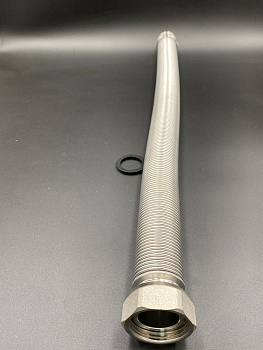 Подводка редукционная 1" г/ш (500-1000мм) из нерж. стали сильфонного типа, арт.C-H500-044MF