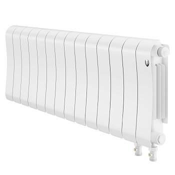 Радиатор биметаллический Royal Thermo Infinity 300 Bianco Traffico VR80 - 14 секц.