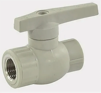 Кран шаровой комбинированный ВР 20х1/2", VALFEX СЕРЫЙ, арт.10142012Г