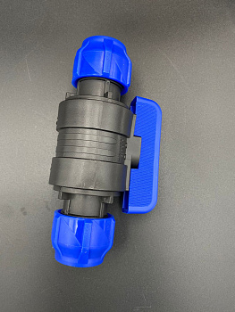 Кран шаровой компрессионный цанга-цанга, разборный VALFEX 25х25 мм