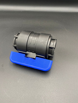 Кран шаровой 1"x1" компрессионный ПНД внутр/внутр. резьба , VALFEX