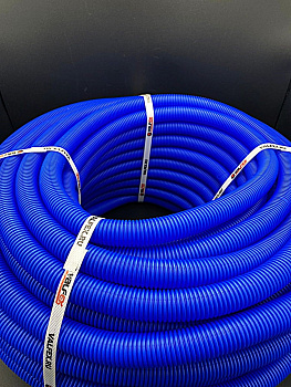 Труба гофрированная 25х20,4 мм VALFEX, (50м), синяя, арт.14524162