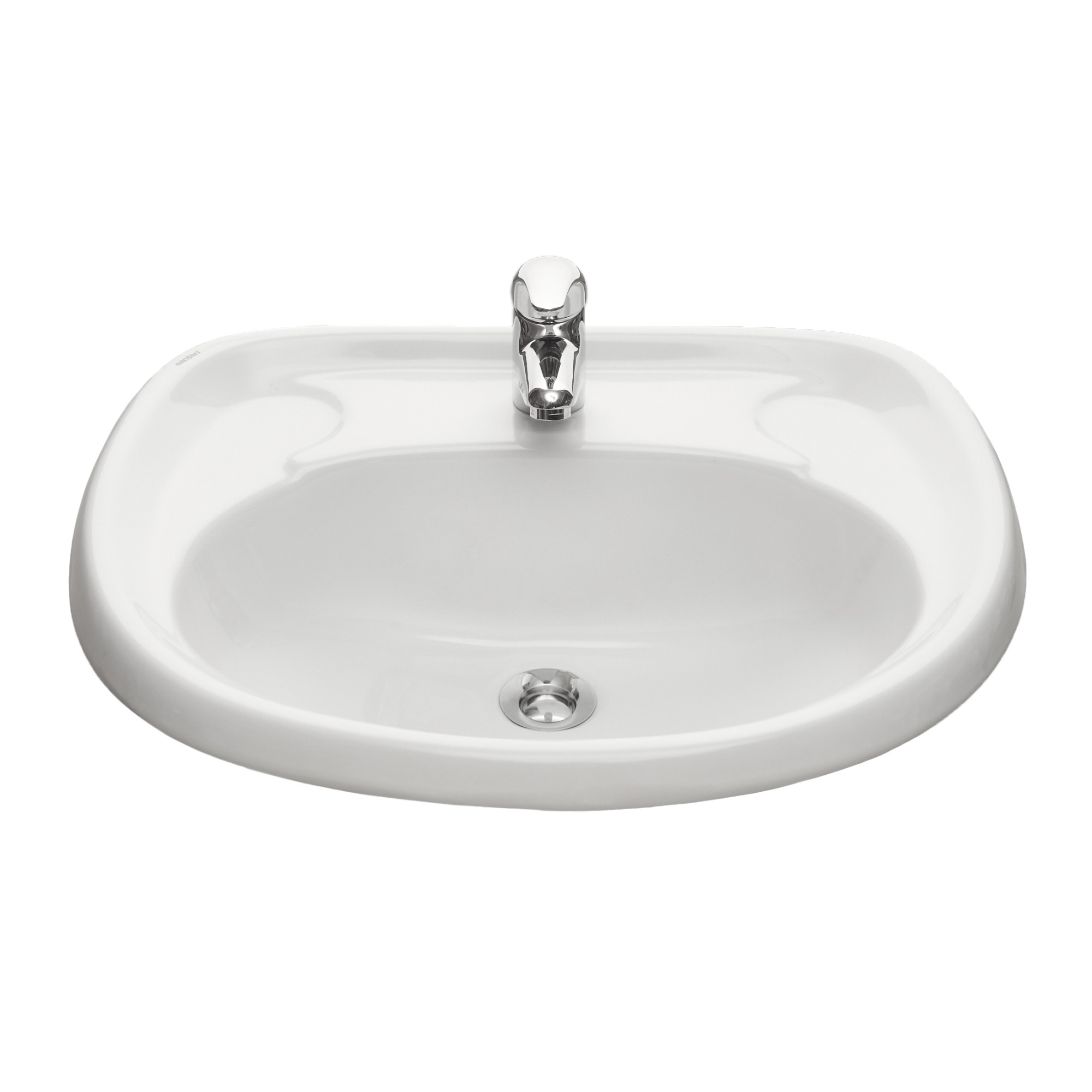 Умывальник Santeri Воротынск 50см без перелива + пьедестал