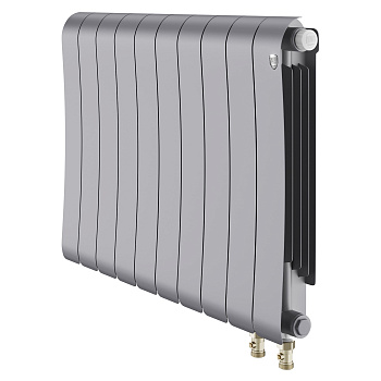 Радиатор биметаллический Royal Thermo Infinity 500 Silver Satin VR80 - 10 секц.