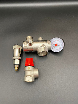 Группа безопасности латунная для котла 1", VALFEX, арт.VF.460.0.0