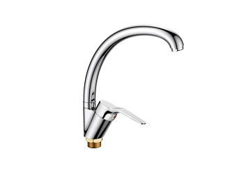 Смеситель для кухни "Дуга" VALFEX Lyra Chrome