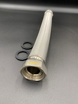 Подводка редукционная из нерж. стали (300-600 мм) сильфонного типа 1" г/ш VALFEX, арт.VF.RS.GS.100.0300.0600