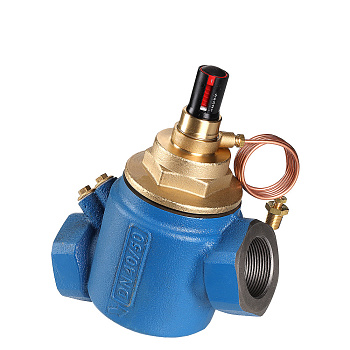 Автоматический регулятор перепада давления регулируемый с чугунным корпусом