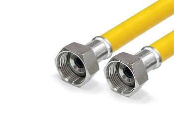 Гибкая подводка для газа с полиэфирной нитью (гайка-гайка)