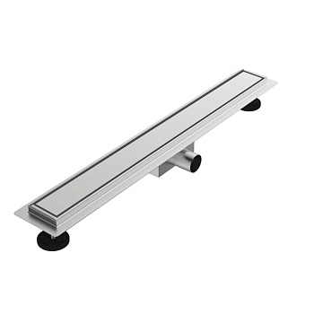 Трап линейный PREMIUM комбинированный затвор, решетка №2, сталь