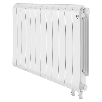 Радиатор биметаллический Royal Thermo Infinity 500 Bianco Traffico VR80 - 12 секц.