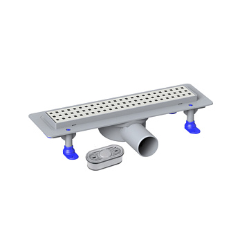 Трап линейный с решеткой из нерж.стали