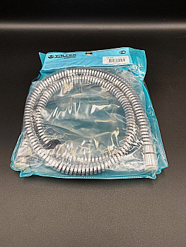 Шланг для душа 150 см ,ПВХ армированный алюминиевой лентой (хром) ,VALFEX ,арт.VF.44