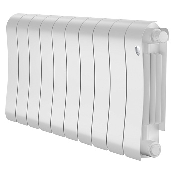 Радиатор биметаллический Royal Thermo Infinity 300 Bianco Traffico VR80 - 10 секц.