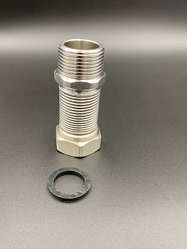 Подводка редукционная 1" г/ш (65-125мм) из нерж. стали сильфонного типа, арт.C-H65-044MF