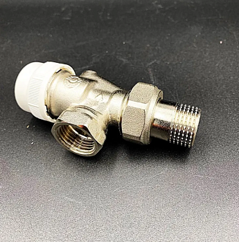 Клапан термостатический для радиатора угловой с осевым управлением 1/2", Valfex, арт.VF.179.N.04