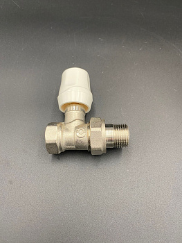 Клапан для радиаторов ручной прямой 1/2", VALFEX, арт.VF.08.R.04