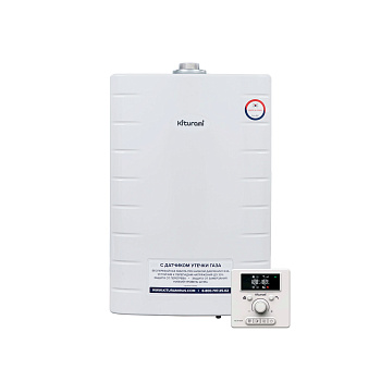 Котел газовый KITURAMI World Alpha-35 настенный, 2 конт., закр.кам.сгор., с выносным п/у