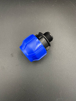 Муфта компрессионная соединительная ПНД НР 25х1/2" VALFEX