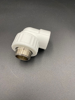 Угольник комбинированный полипропиленовый 25 мм х 3/4" НР, VALFEX, арт.10126025