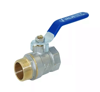 Кран шаровой TIM, 3/4" внутренняя - наружная,V03FM-2