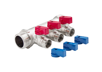 Коллектор с отсекающими кранами