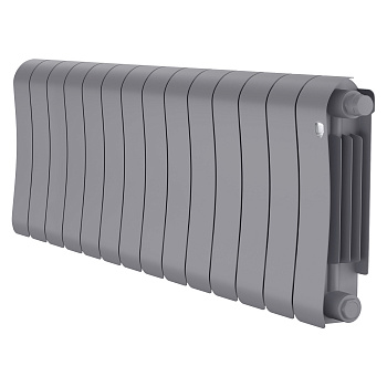 Радиатор биметаллический Royal Thermo Infinity 300 Silver Satin VR80 - 6 секц.