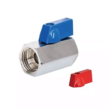 Мини кран для воды, хромир. 1/2" г/г ,TIM, арт.DE22FF