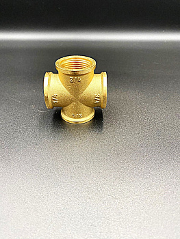 Крестовина резьбовая для труб 3/4" ,VALFEX ,арт.VF.760.L.034