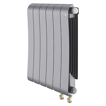 Радиатор биметаллический Royal Thermo Infinity 500 Silver Satin VR80 - 6 секц.
