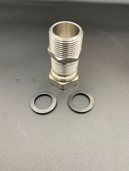 Подводка редукционная из нерж. стали (65-125 мм) сильфонного типа 1" г/ш VALFEX, арт.VF.RS.GS.100.0065.0125