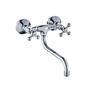 Настенный смеситель для кухни VALFEX Libra Chrome