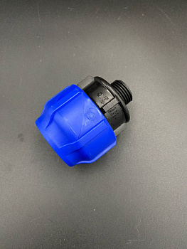 Муфта компрессионная соединительная ПНД НР 32х1/2" VALFEX