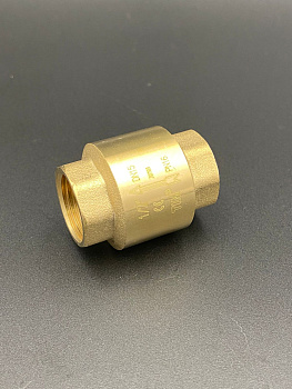 Обратный клапан 1/2" ВР/ВР с металлическим штоком короткий TIM , арт.JH-1010std