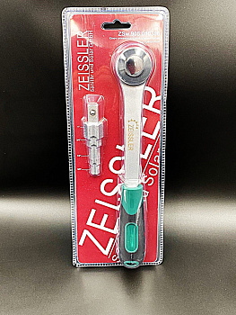 Ключ для американок ступенчатый универсальный с трещеткой (3/8" - 1/2"- 3/4" - 1") ZEISSLER ,арт.ZSw.905.010306