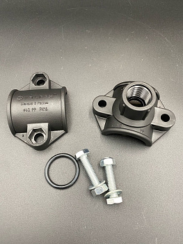 Седелка болтовая 40x1/2" ПНД черный VALFEX