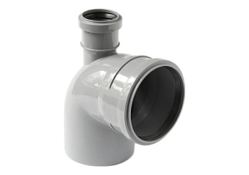 Отвод универсальный для внутренней канализации