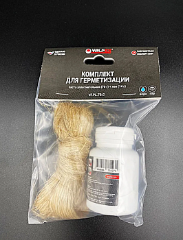 Комплект монтажный для герметизации (паста 70 г. + лен 14 г.) VALFEX ,арт.VF.PL.70.G