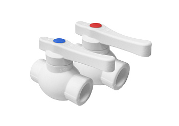 Кран шаровой полипропиленовый OPTIMA