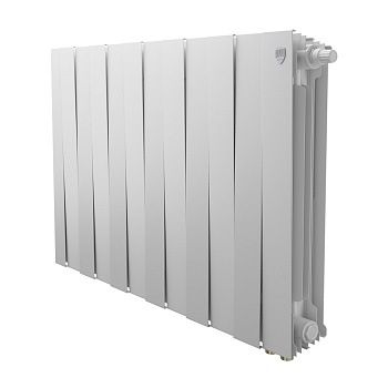 Радиатор биметаллический Royal Thermo PianoForte 500 Белый VR80 - 12 секц.