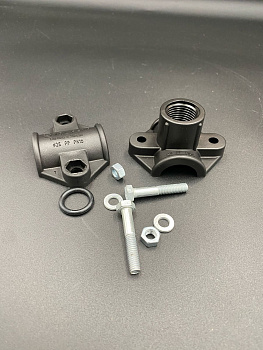 Седелка болтовая 25x1/2" ПНД черный VALFEX