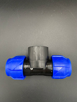 Тройник компрессионный переходной ПНД с ВР 25x1"x25 VALFEX