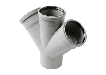 Крестовина одноплоскостная для внутренней канализации