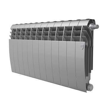 Радиатор Royal Thermo BiLiner 350 /Silver Satin VR - 12 секц.