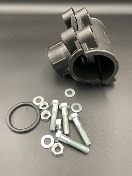 Седелка болтовая 50x11/4" ПНД черный VALFEX