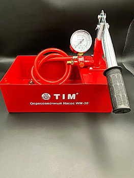 Насос опрессовочный ручной 5л, TIM ,арт.WM-30