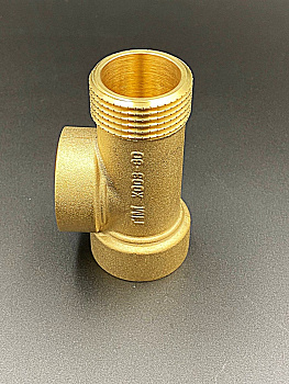 Штуцер трехходовой для насоса 1"*1"*1" г/г/ш - 80 мм ,TIM ,арт.X003-80